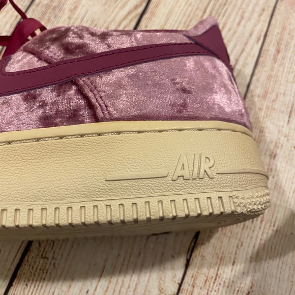 crushed velvet nike air force 1
